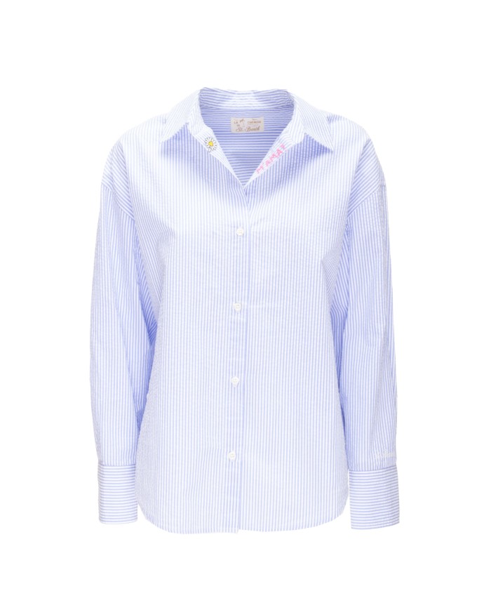 MC2 St. Barth Camicia donna righe seersucker 