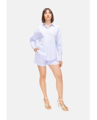 MC2 St. Barth Camicia donna righe seersucker 