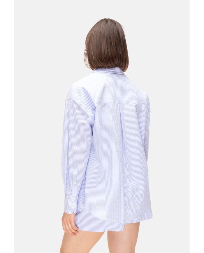 MC2 St. Barth Camicia donna righe seersucker 