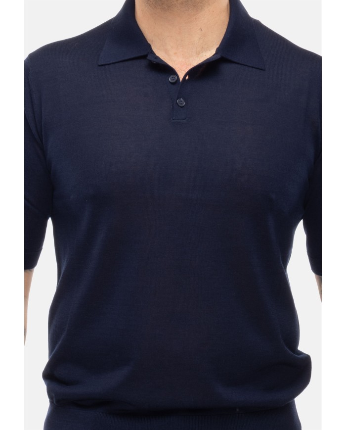 BALLANTYNE Polo Uomo Blu navy