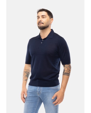 BALLANTYNE Polo Uomo Blu navy