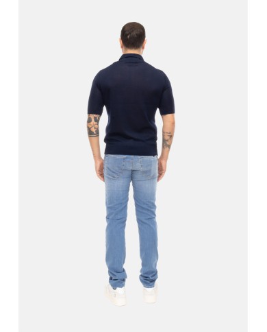 BALLANTYNE Polo Uomo Blu navy