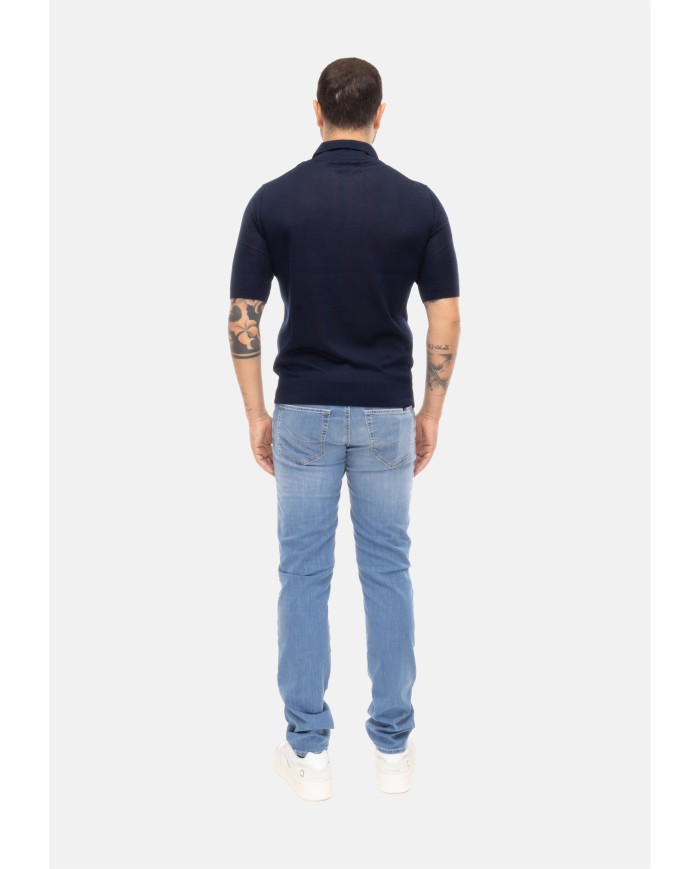 BALLANTYNE Polo Uomo Blu navy