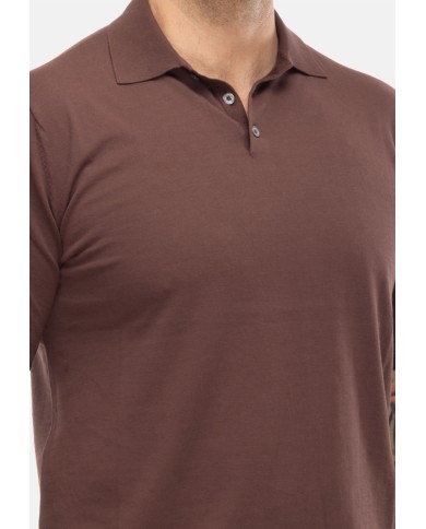 BALLANTYNE Polo uomo marrone