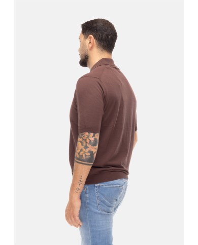 BALLANTYNE Polo uomo marrone