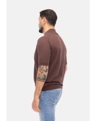 BALLANTYNE Polo uomo marrone