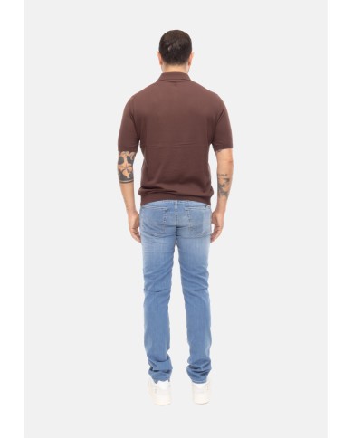 BALLANTYNE Polo uomo marrone