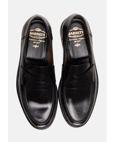 BARRETT Mocassino uomo in pelle nero
