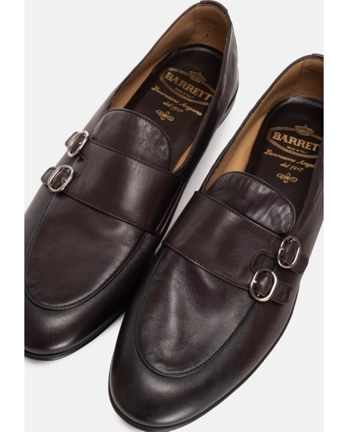 BARRETT Scarpe uomo con fibbie marrone