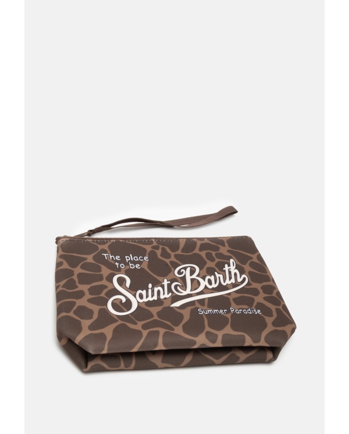 MC2 St. Barth Pochette Aline giraffa marrone