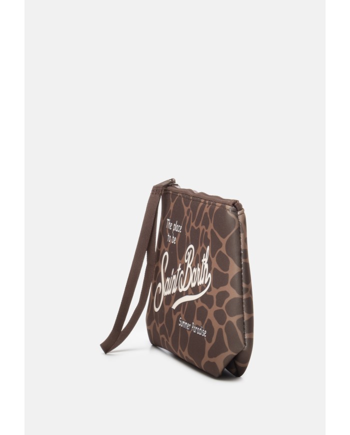 MC2 St. Barth Pochette Aline giraffa marrone