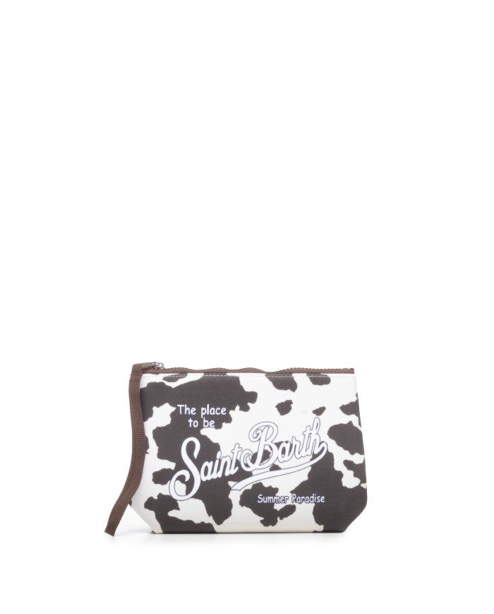 MC2 St. Barth Pochette Aline muccata marrone bianco