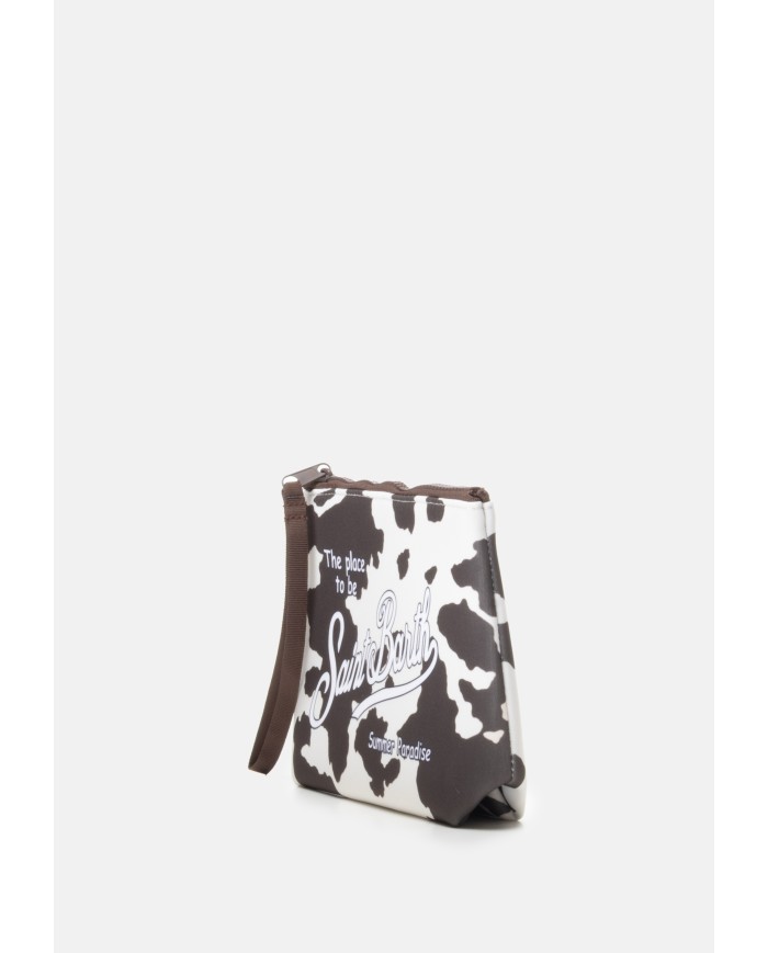 MC2 St. Barth Pochette Aline muccata marrone bianco