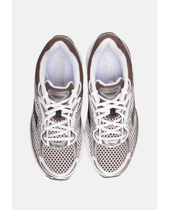 SAUCONY Sneakers Progrid Omni 9 WHITE/BROWN