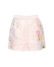 MC2 St. Barth Shorts donna fiori rosa chiaro