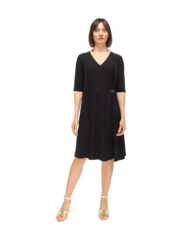 HERNO Abito midi donna Nero