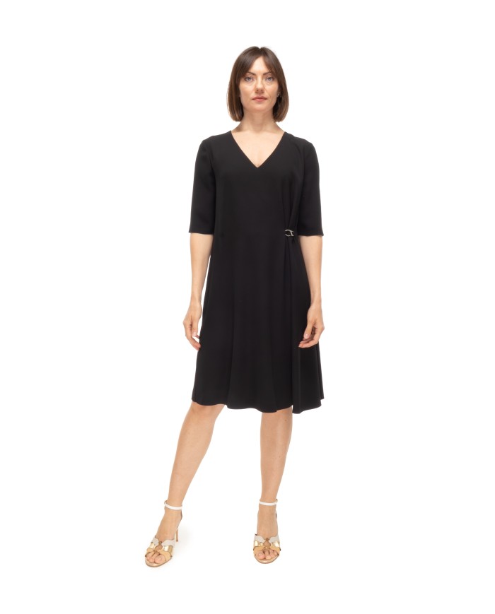 HERNO Abito midi donna Nero