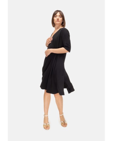 HERNO Abito midi donna Nero