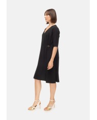 HERNO Abito midi donna Nero