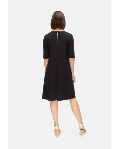 HERNO Abito midi donna Nero