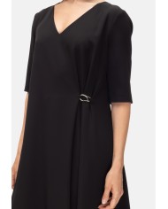 HERNO Abito midi donna Nero