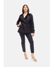 HERNO Trench corto donna Blu