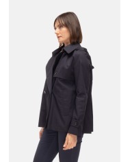 HERNO Trench corto donna Blu