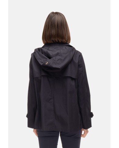 HERNO Trench corto donna Blu