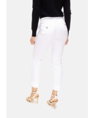 PESERICO Pantaloni donna iconici bianco
