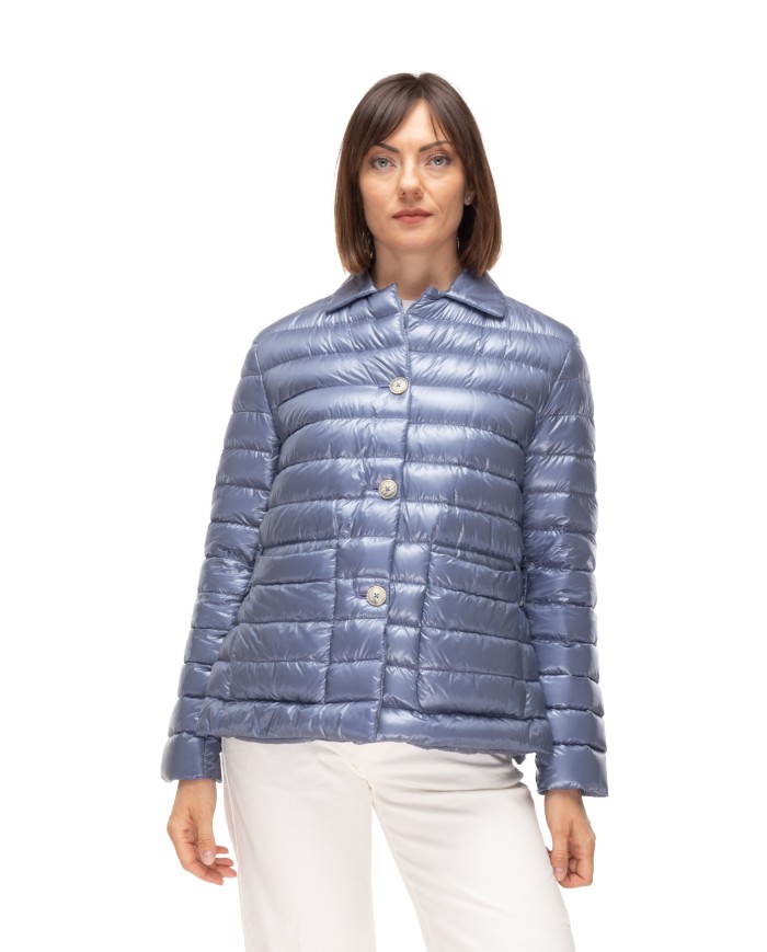 HERNO Piumino ultralight donna Azzurro