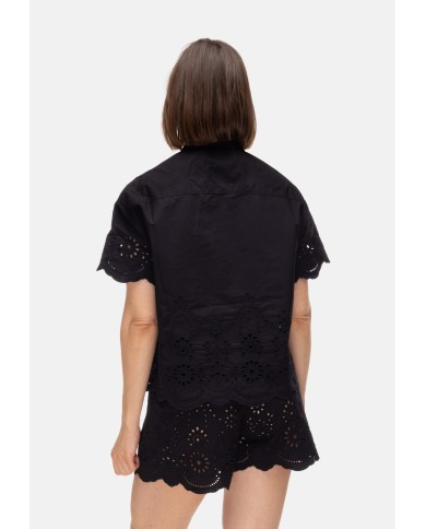 MC2 St. Barth Camicia donna mezza manica Nera