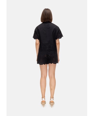 MC2 St. Barth Camicia donna mezza manica Nera