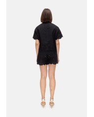 MC2 St. Barth Camicia donna mezza manica Nera