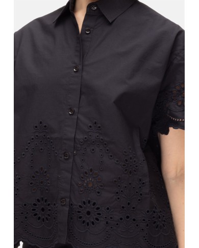MC2 St. Barth Camicia donna mezza manica Nera