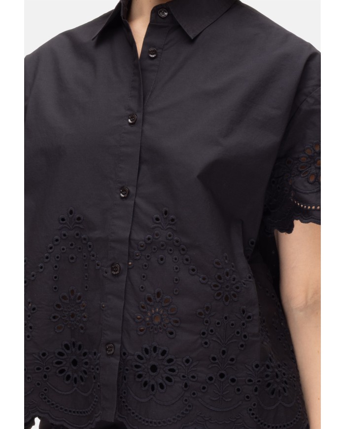 MC2 St. Barth Camicia donna mezza manica Nera