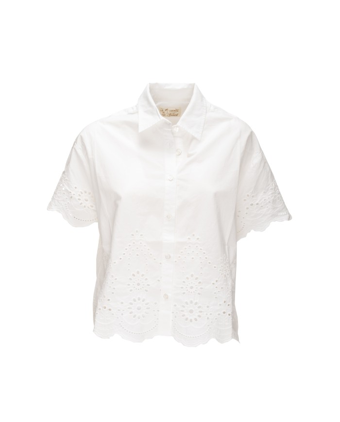 MC2 St. Barth Camicia donna mezza manica bianca
