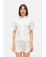 MC2 St. Barth Camicia donna mezza manica bianca