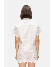 MC2 St. Barth Camicia donna mezza manica bianca