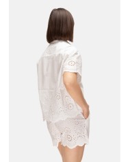 MC2 St. Barth Camicia donna mezza manica bianca