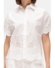 MC2 St. Barth Camicia donna mezza manica bianca
