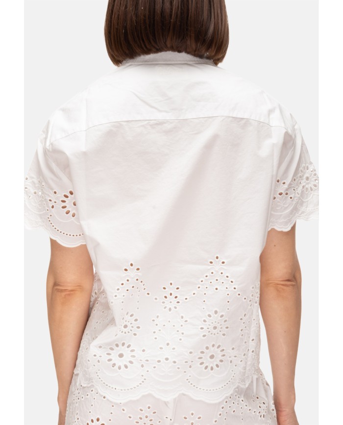 MC2 St. Barth Camicia donna mezza manica bianca