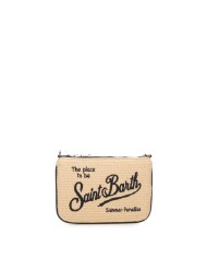 MC2 St. Barth Pochette donna mini Beige nero