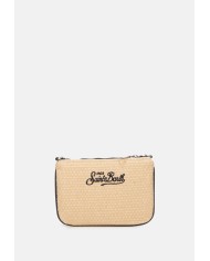 MC2 St. Barth Pochette donna mini Beige nero