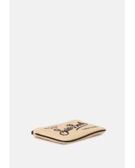 MC2 St. Barth Pochette donna mini Beige nero