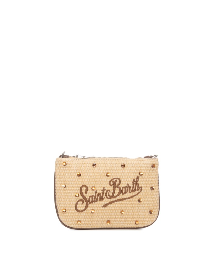 MC2 St. Barth Pochette donna mini Beige marrone