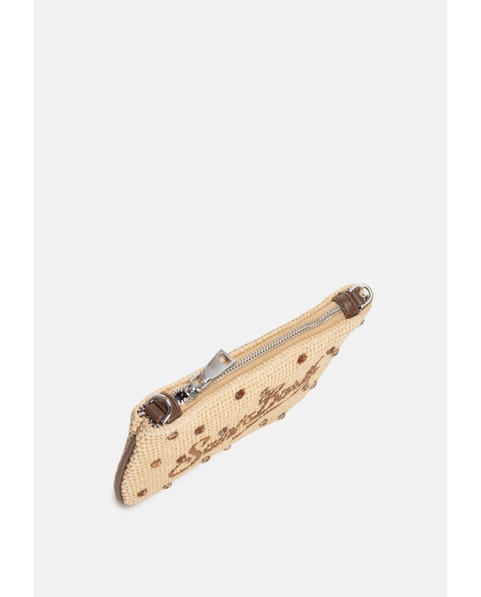 MC2 St. Barth Pochette donna mini Beige marrone