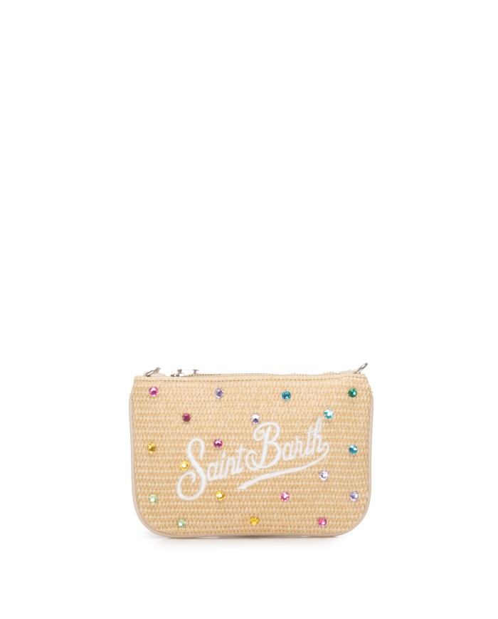MC2 St. Barth Pochette donna mini beige