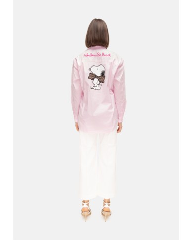 MC2 St. Barth Camicia donna Snoopy rosa