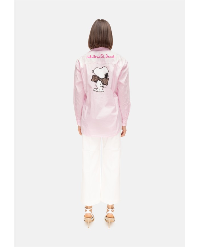 MC2 St. Barth Camicia donna Snoopy rosa
