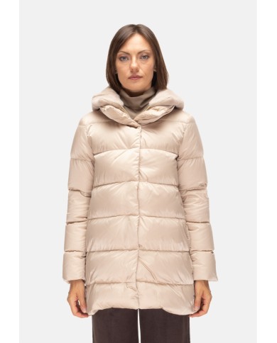 HERNO Piumino donna a-shape avorio
